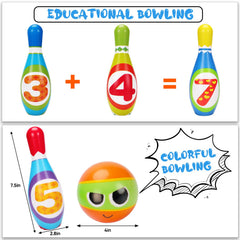 Soft foam bowling pins for indoor play