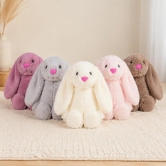 nursery decor bunny plush from shiguangji 11.8 in
