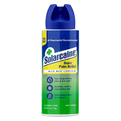 Solarcaine Aloe Sunburn Relief Spray bottle with 4% Lidocaine