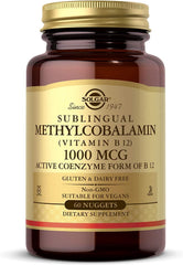 Vegan non-GMO gluten free dairy free Solgar B12 nuggets