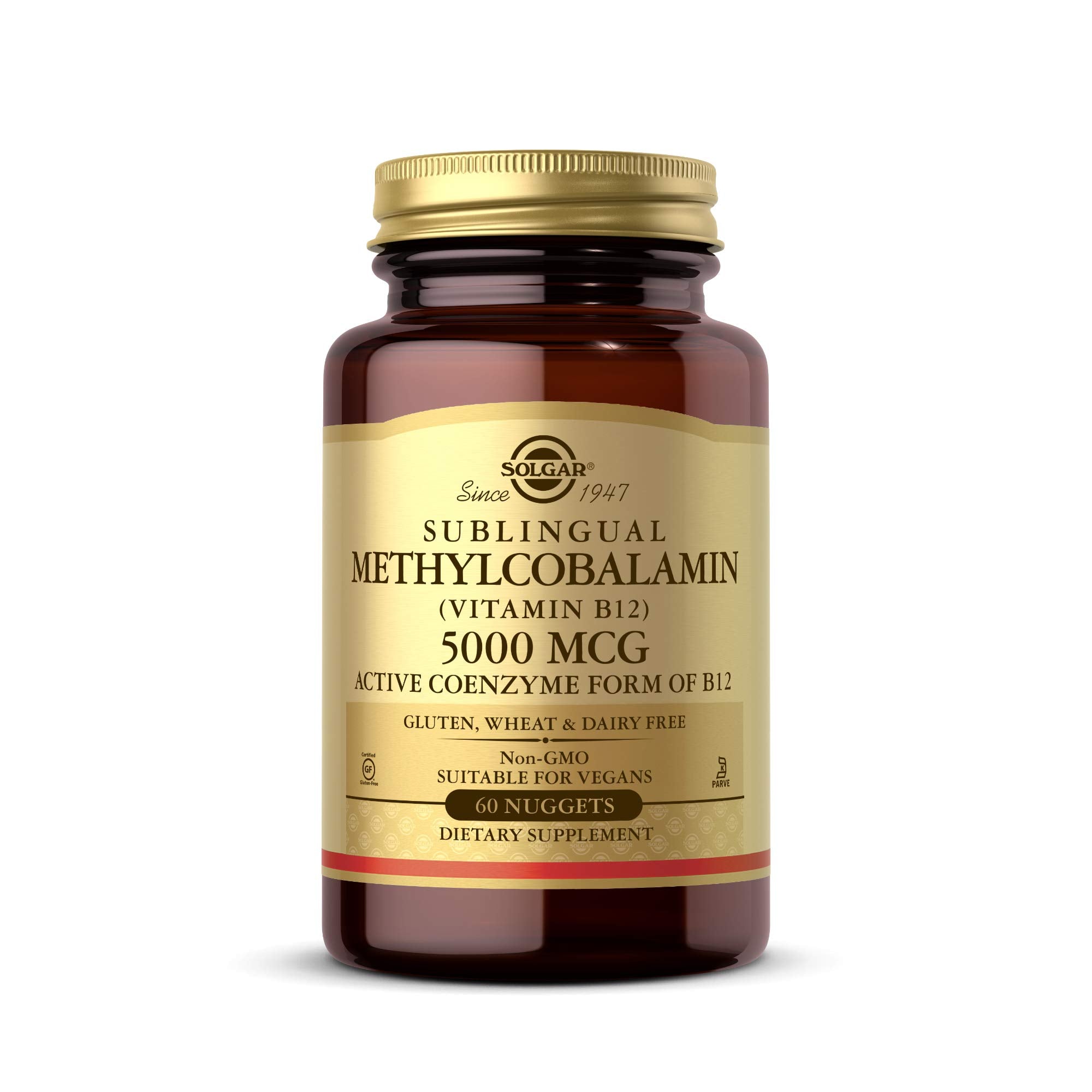 Solgar Methylcobalamin 5000 mcg 60 Nuggets Cherry Flavor