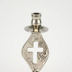 Solid brass handmade candle holder