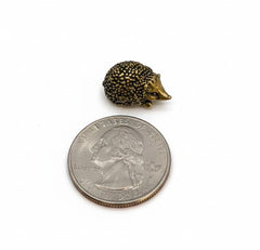 Small brass ornament hedgehog decorative piece