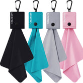 Solid color keychain microfiber eyeglasses cleaner cloth