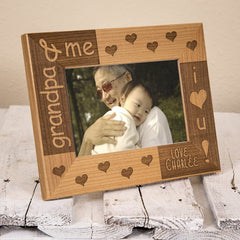 Solid wood frame with mitered corners