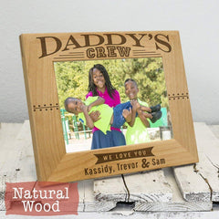 Solid wood frame with mitered corners