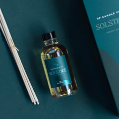 Nordic Pine diffuser eight reeds glass bottle