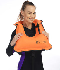 Soly inflatable snorkel vest kid front view