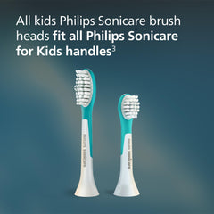 Replacement brush heads for Philips Sonicare for Kids 7+ two-pack