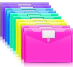 Sooez blue transparent file folder from 10 pack