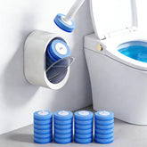 SOPAMI disposable toilet cleaning system box contents including wand and caddy