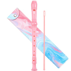 Soprano recorder for kids beginners pink