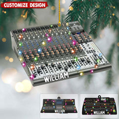 Sound & Recording Engineer Ornament 2D printed design