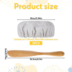 Wooden spatula included with sourdough jar covers