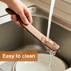 spurtle spatula used for stirring spreading and scraping