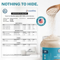 Sown and Grown psyllium husk powder 32oz packaging