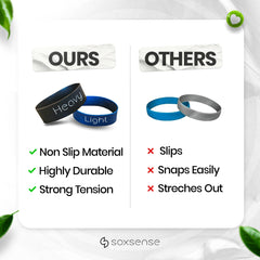 Soxsense toe alignment and stretch bands close up