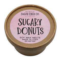 Recyclable bowl packaging for Sugary Donuts wax melts