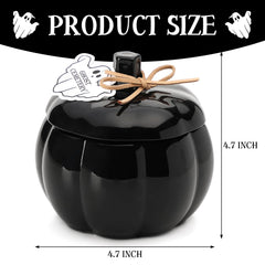 Pumpkin shaped candle ideal for seasonal gifting