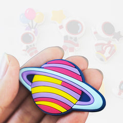 Space themed fridge magnets decorative and durable