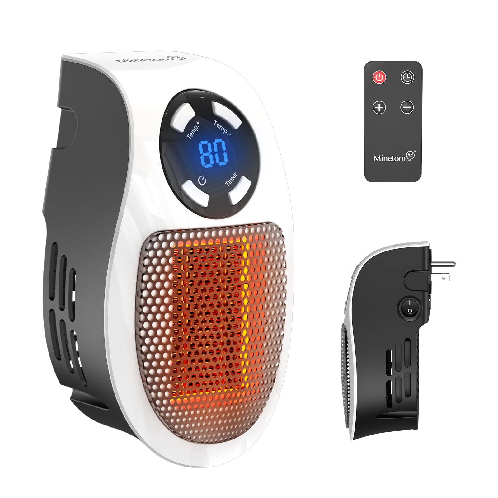 450W space heater compact design