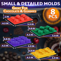 Space ice cube trays in set for Easter brunch and patio drinks