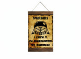 Spaceballs Dark Helmet canvas print 8.7x11.8 inches