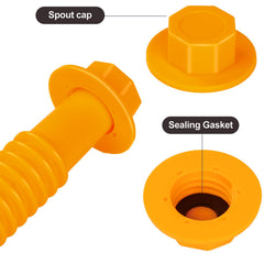 Flexible pour nozzle fits gas cans 1/2 1 5 10 gallon