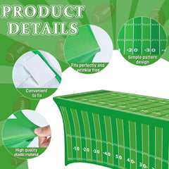 football field tablecloth with corner leg covers