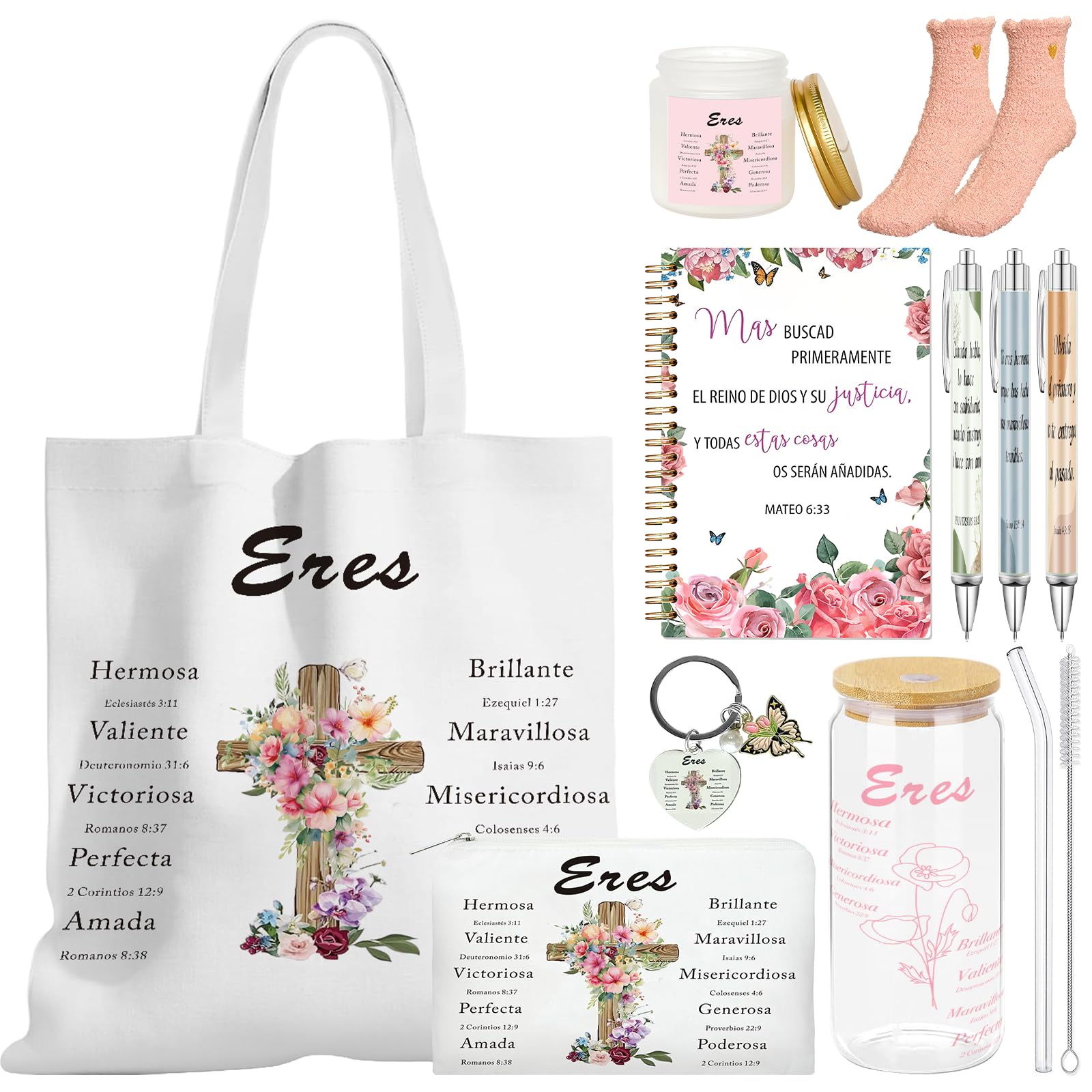 Notebook from Spanish Christian gifts for women set