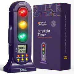 Special Supplies Stoplight Audio Visual Timer front view