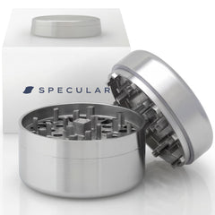 Specular OG1 304 stainless steel sage herb grinder top view