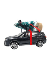 Speedtails Subaru Forester ornament on tree