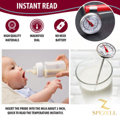 Spezell thermometer suitable for meat applications