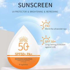 SPF 50+ travel size sunscreen for body