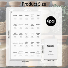 Label sheet measuring 28x18 cm with 3.4x5.3 cm labels