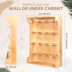 Countertop spice rack organizer showing ample storage Byers Choice
