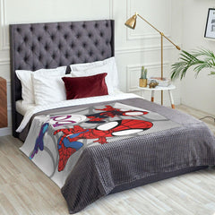 Flannel fleece blanket made from polyester fiber