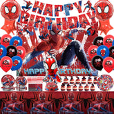 Spider-Man birthday banner for party decor
