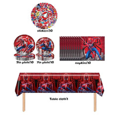 6 hanging vortex decorations for Spider-Man theme