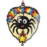 Spidergag 1 Christmas Spider Ornament on tree