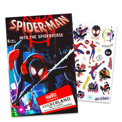 Bonus Spiderman stickers included with the 12 poster bundle