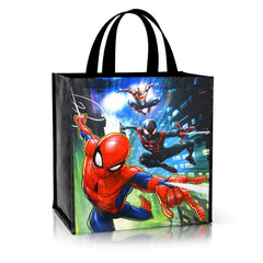 Spiderman tote bags 4 pack large size 13 x 6.5 x 13