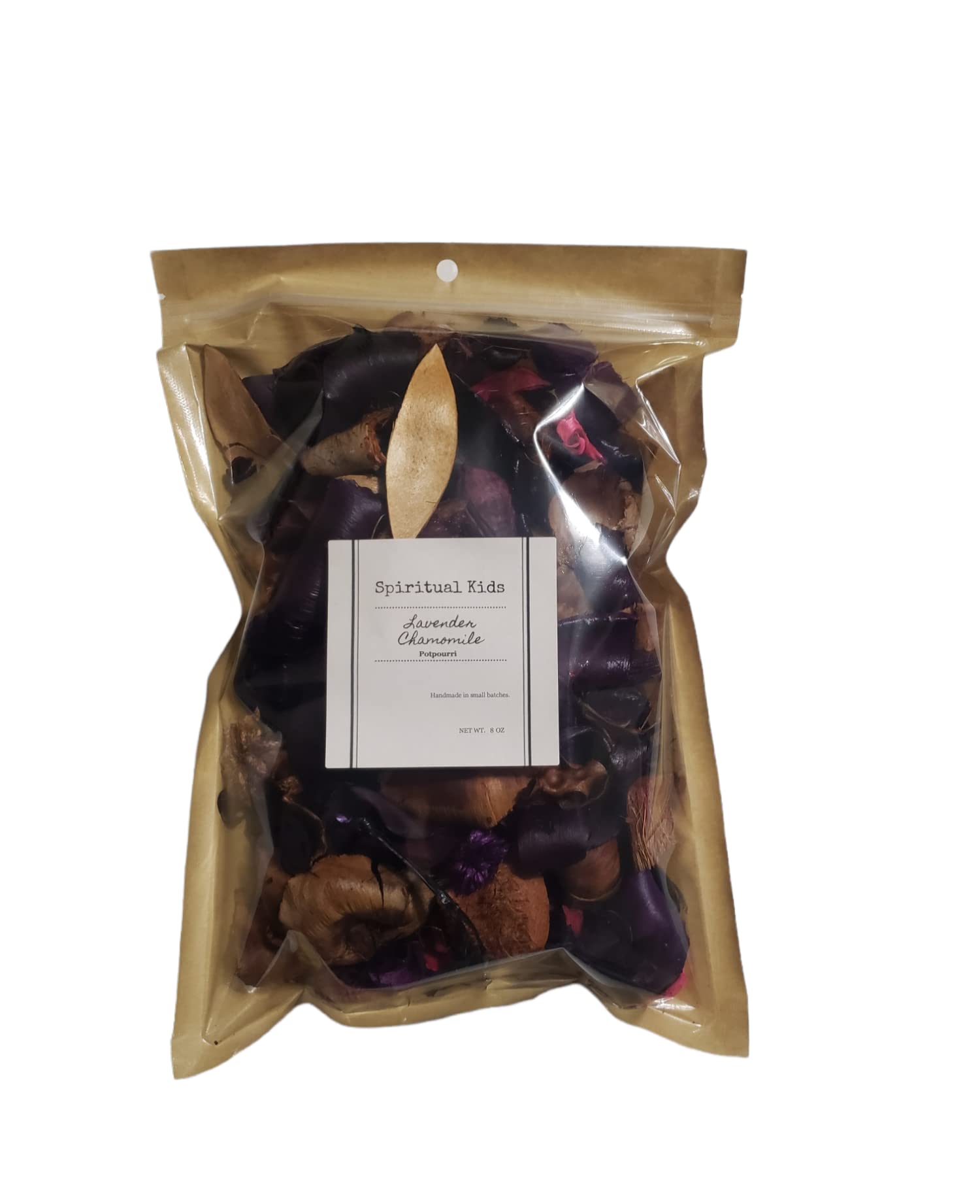 Spiritual Kids Lavender Chamomile Potpourri 8oz bag purple color