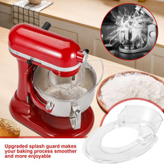 Splash guard for KitchenAid 6 Quart bowl-lift top view