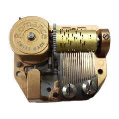 Splendid Music Box Co romance music box with Reuge 18-note movement