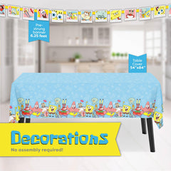 Spongebob Birthday Decorations 9 inch dinner plates