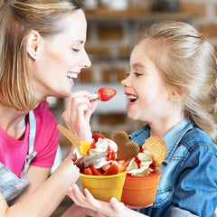 Candy color dessert bowls suitable for parties