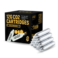 Spozer 12g CO2 cartridges non-threaded for BB gun pistol