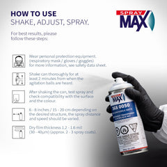 Aerosol matte clear finish for automotive refinishing SprayMax 1K